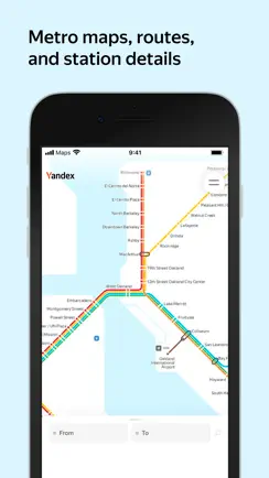 Yandex Metro iPhone image 1