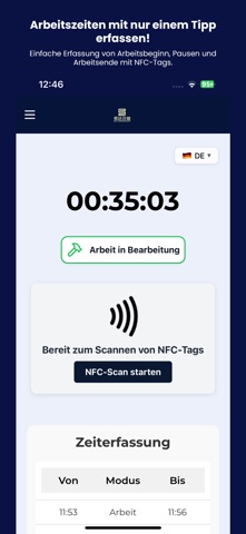 EDA - Time Tracker screenshot