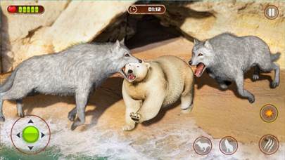 Wild Wolf War: Animal Games 3D Screenshot