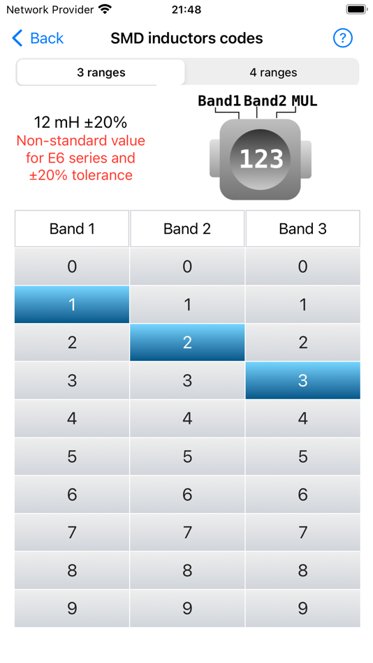 #7. Electronic Component Codes Pro (iOS) Ved: ALG Software Lab