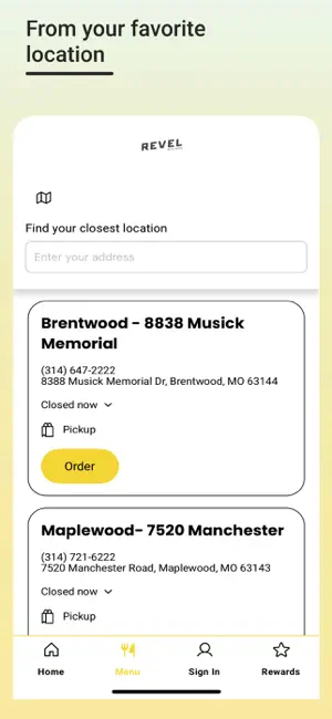 Eat Revel Kitchen App screenshot 3