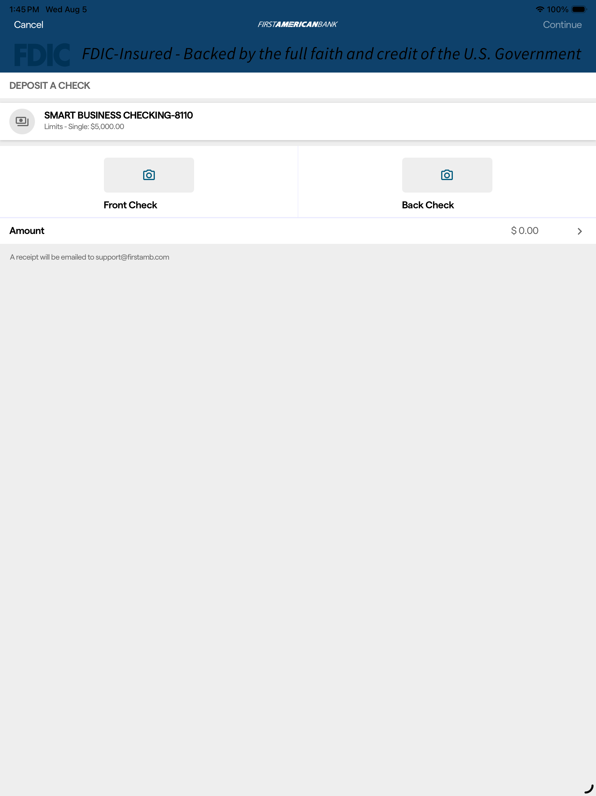 First American Bank Mobile screenshot 10