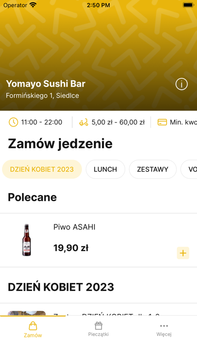 Screenshot #2 pour Yomayo Sushi Bar Siedlce