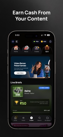 Hoopr: Music App for Creators iPhone screenshot 6