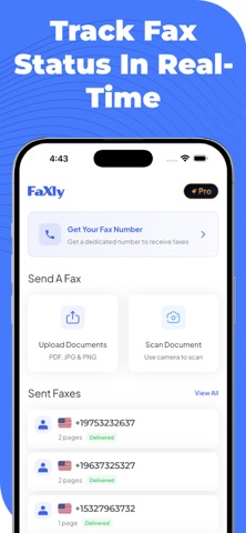 Fax App to Send Documents screenshot