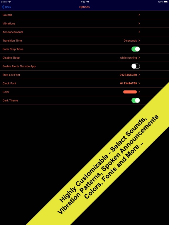 YAT - Yet Another Timer iPad screenshot 5 - Utilities app