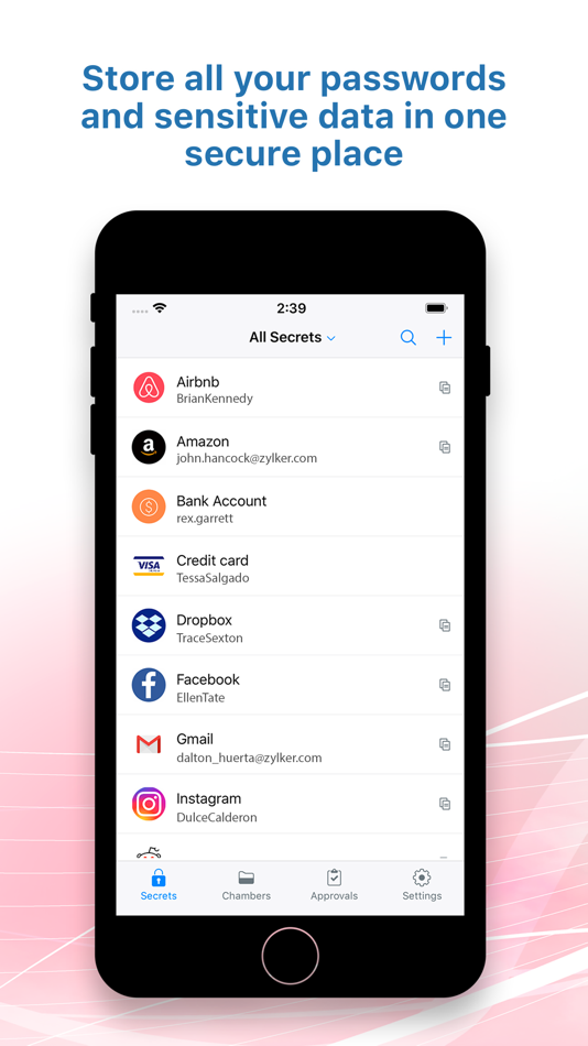 #1. Zoho Vault - Password Manager (iOS) 게시자: Zoho Corporation