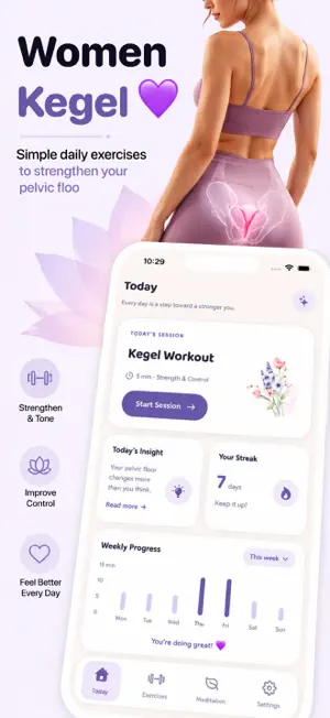Kegel Trainer for Women & Core screenshot 1