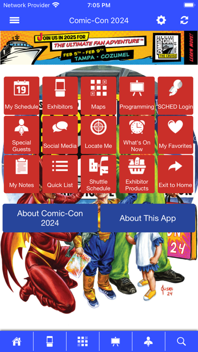 Official Comic-Con App Screenshot 2 - AppWisp.com Official Comic-Con App Screenshot 2 - AppWisp.com