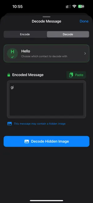 StealthOp: Secure PGP Messages iPhone screenshot 3