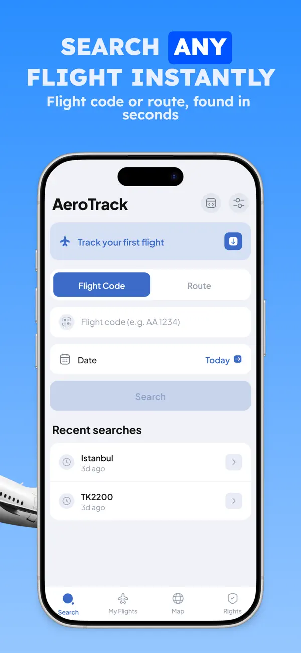 Screenshot #2 pour AeroTrack: AI Flight Tracker