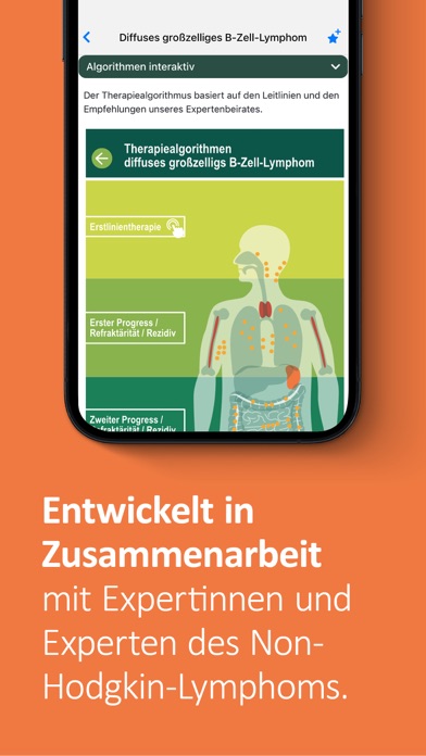 Non-Hodgkin-Lymphom onkowissen Screenshot