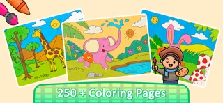 Kids Coloring Book: Fun Games iPhone screenshot