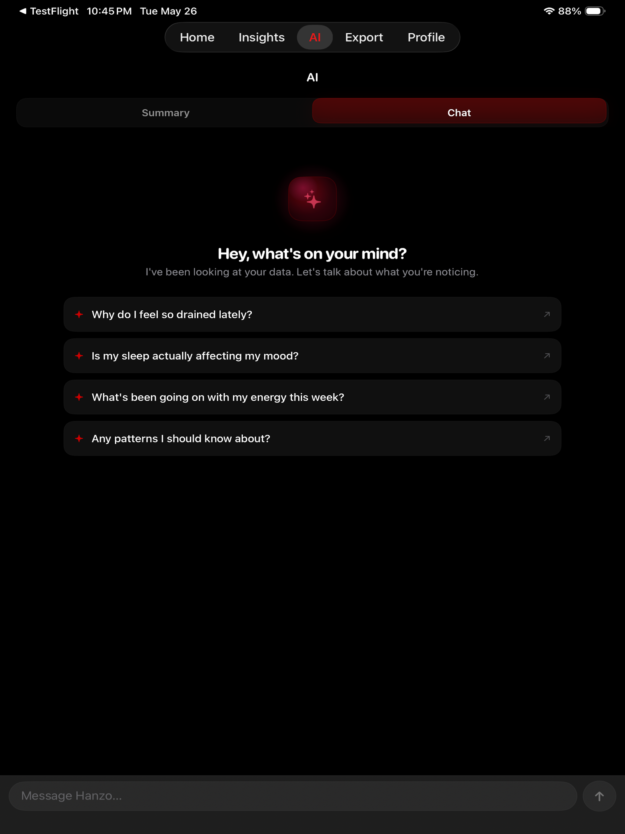 Hanzo Health Journal screenshot 8