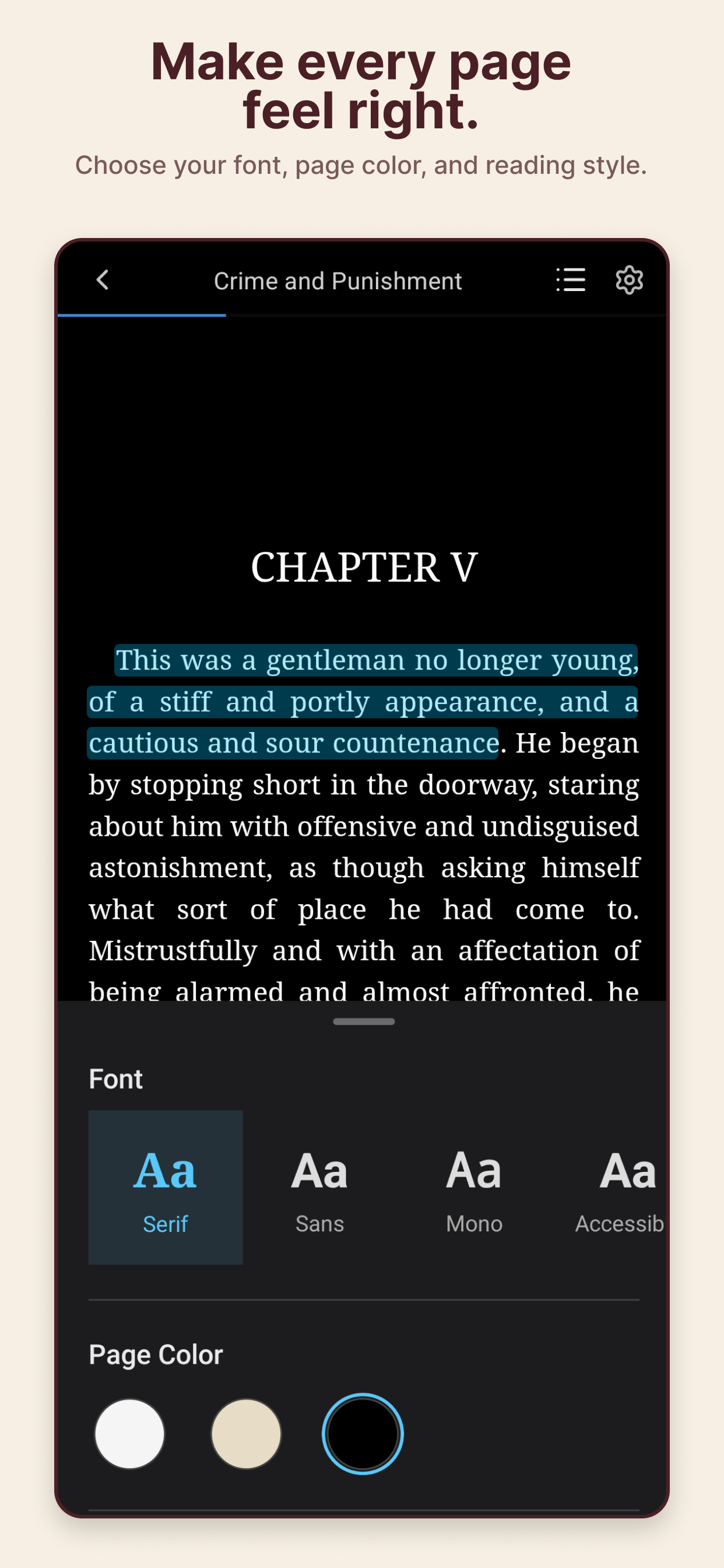 Rivro: Gutenberg Reader screenshot 4