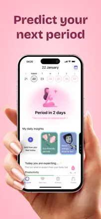 Clover －Period Tracker, Cycle : capture d’écran 2 sur 6