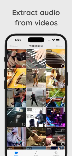 Easy Video Audio Extractor screenshot 1