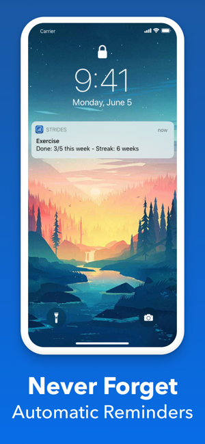 ‎Strides: Habit Tracker + Goals Screenshot