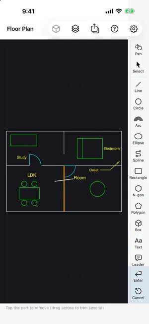 PocketCAD - DXF Viewer screenshot 3