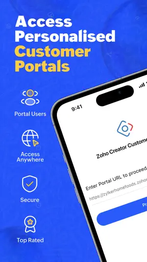 Customer Portal - Zoho Creator screenshot 1