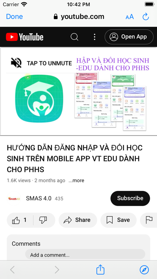 #3. Edu.One (iOS) 由: VIETTEL BUSINESS SOLUTIONS CORPORATION – BRANCH OF VIETTEL GROUP