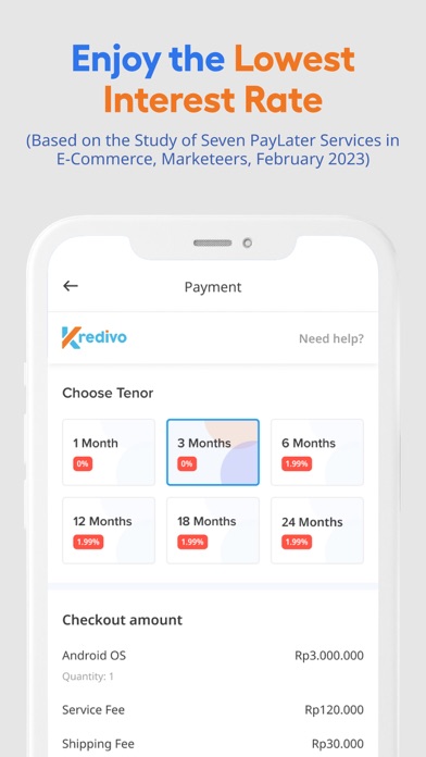 Kredivo - Paylater & Pinjaman Screenshot