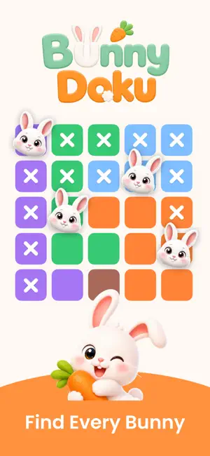 Bunnydoku: Logic Puzzle screenshot 1