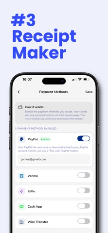 The Invoice Maker Free iPhone screenshot