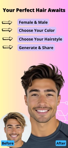 HairLookr - Ai Hairstyle TryOn screenshot