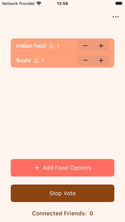Snack Sync: Group Food Votes