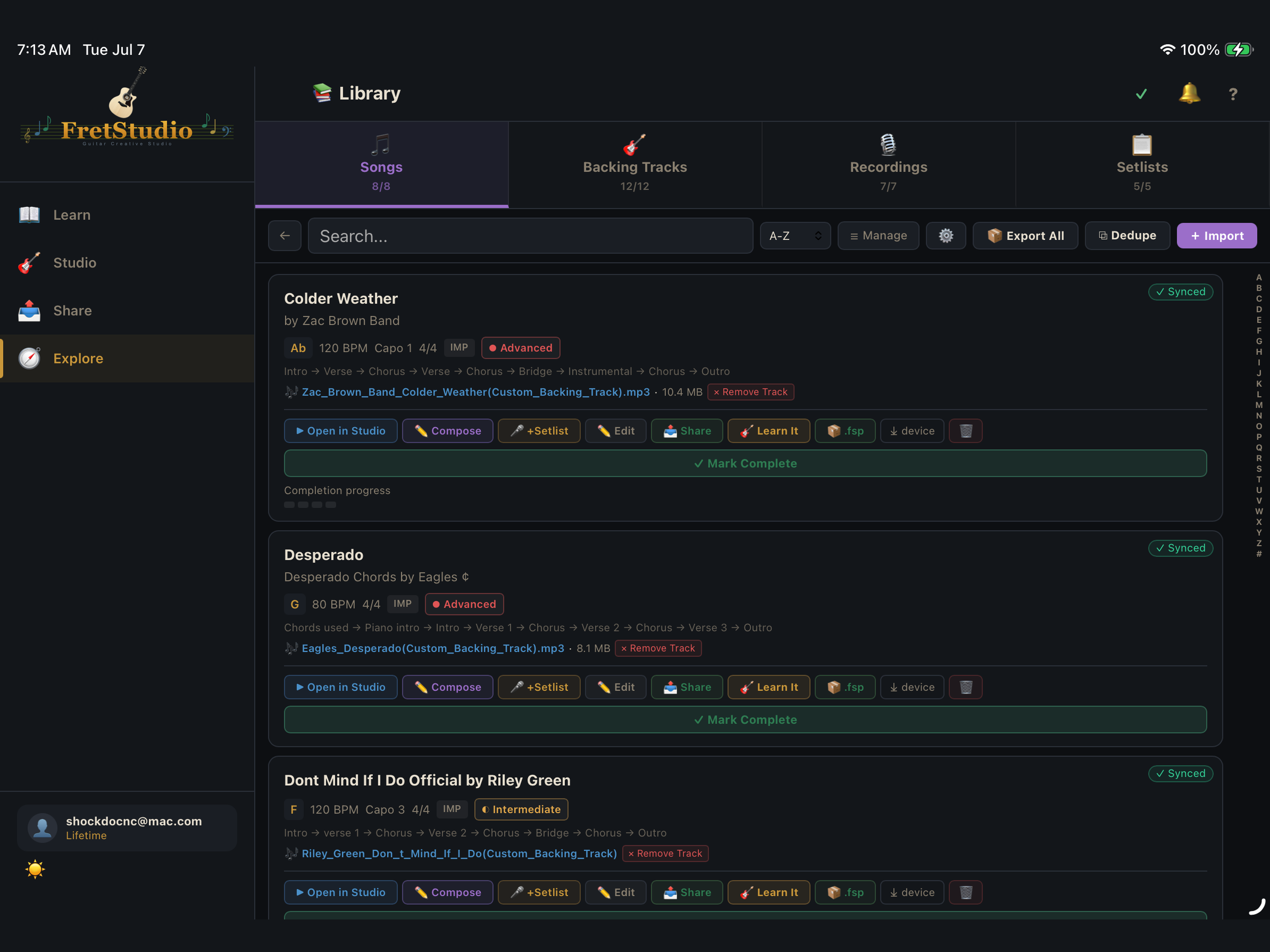 FretStudio screenshot 8
