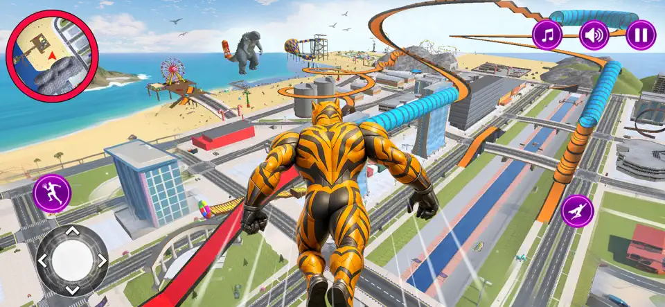 Screenshot von Wild Tiger Family Open World auf dem iPhone 3