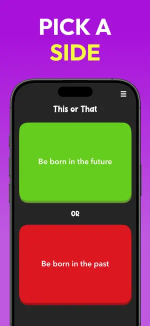 This Or That? - Questions Game screenshot 1