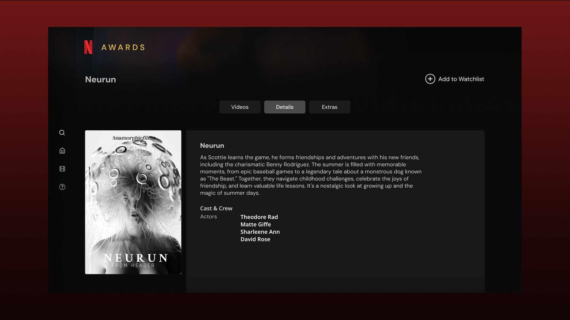 Netflix Awards screenshot 6
