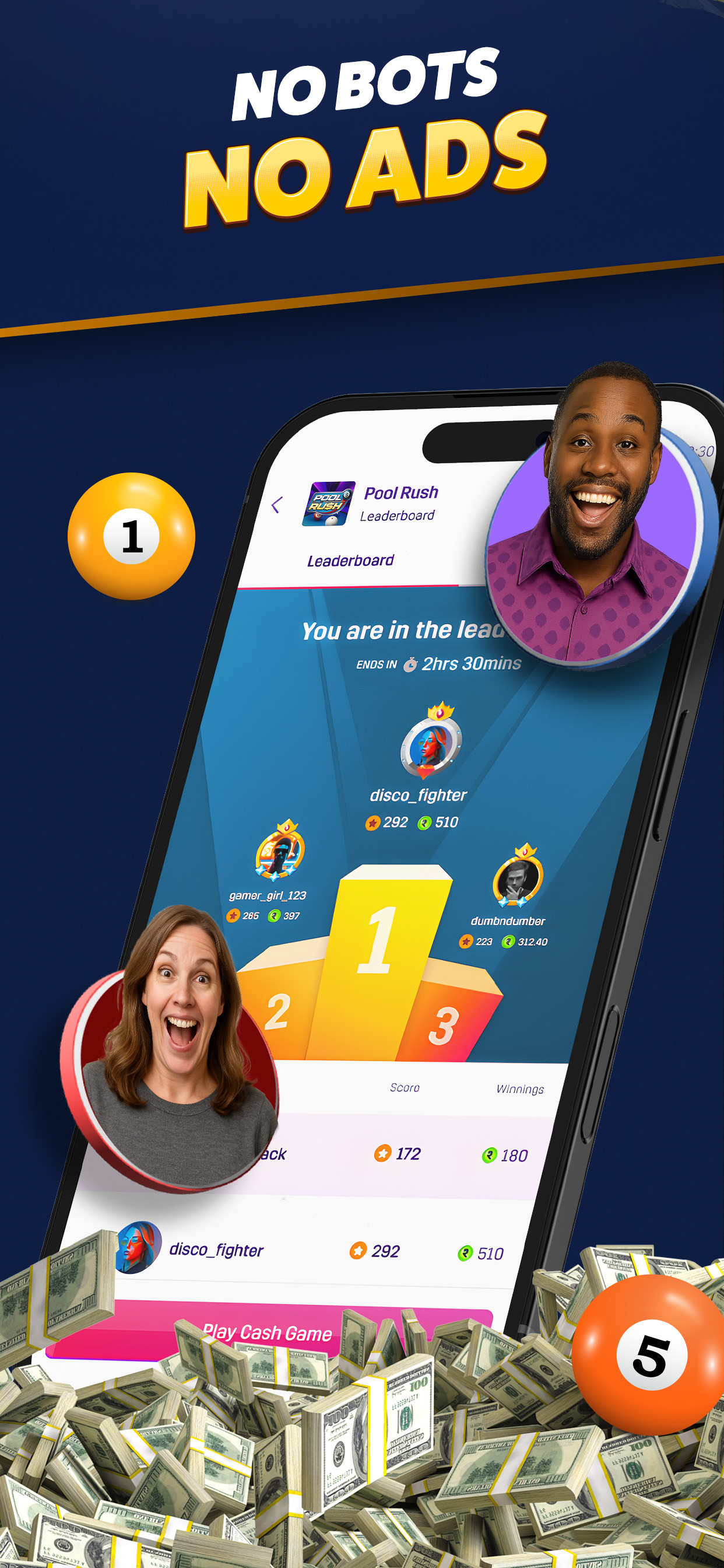 MPL Pool Rush: Cash Games screenshot 6