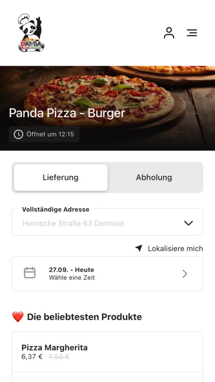 Panda Pizza - Burger