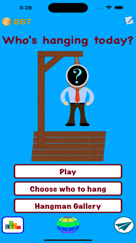 #1. Hangman in English or Spanish (iOS) 来自: Blue Water Apps, LLC
