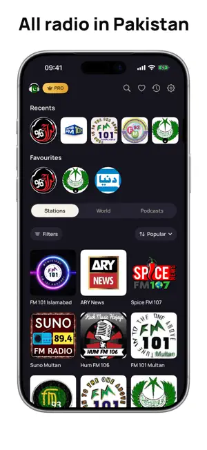Radio Pakistan: Online FM & AM screenshot 1