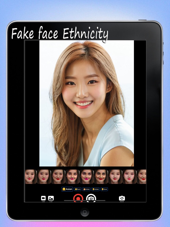 Chameleon Face Video