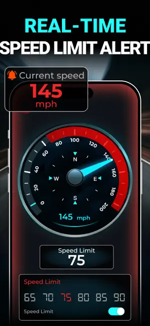 Speedometer GPS : MPH Tracker iPhone screenshot 4