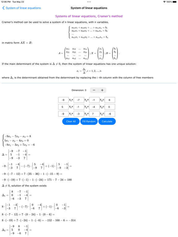 Screenshot #6 pour ALG Math Solver