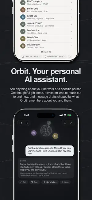 Orbit: Personal CRM & AI screenshot 4