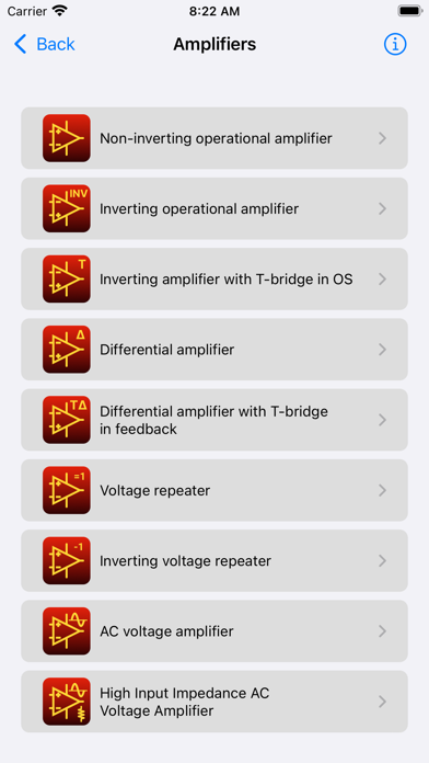 Operational Amplifiers Pro Screenshot