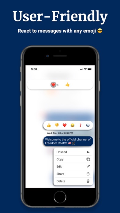Freedom Chat iPhone screenshot 5 - Social Networking app