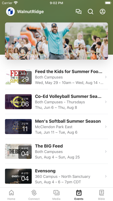 Walnut Ridge Church Screenshot