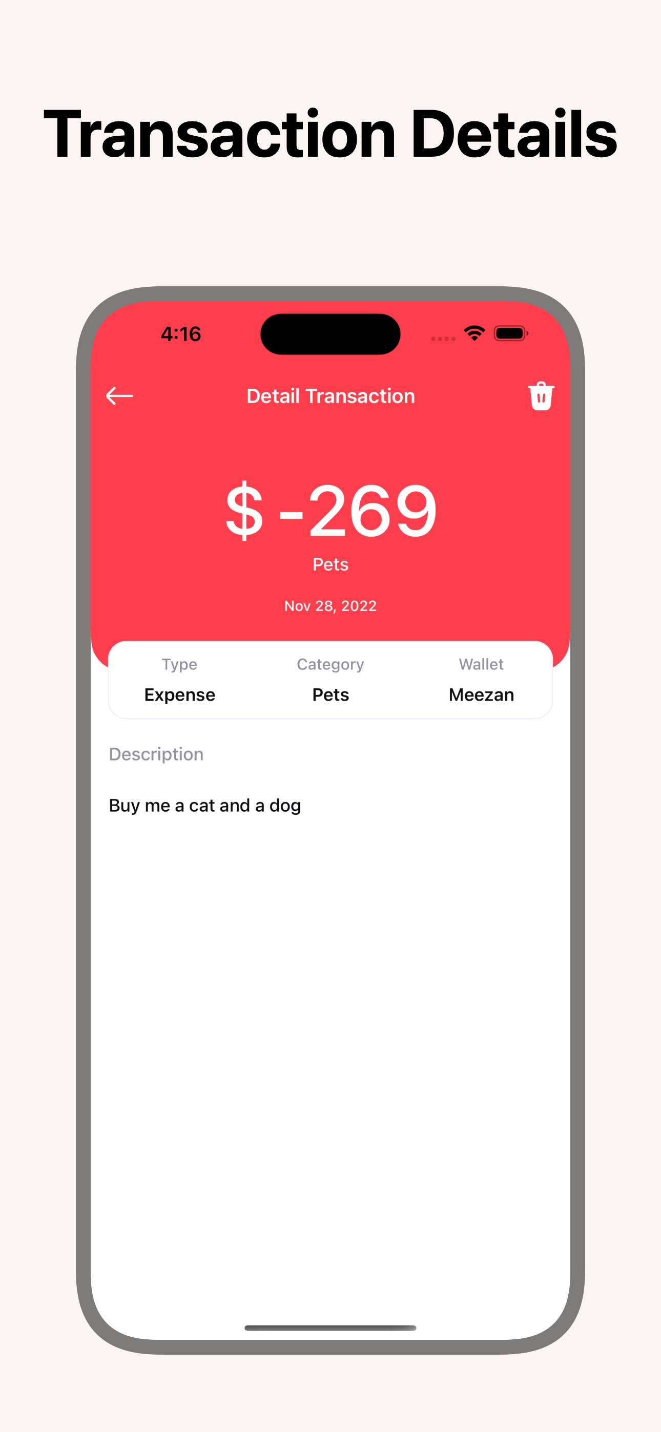 Swift Money - Expense & Budget