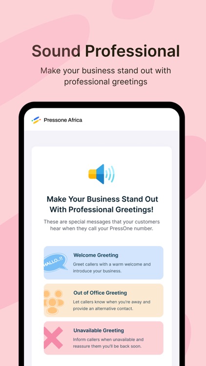 PressOne Africa - Quick call screenshot-3