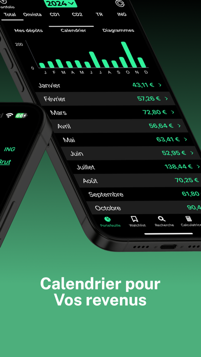 Screenshot #2 pour MyDividends24 - Stocks & ETF