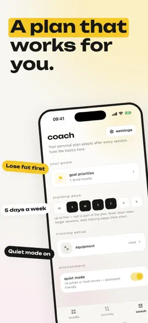 Wandelbar: Home Workout Plans screenshot 3