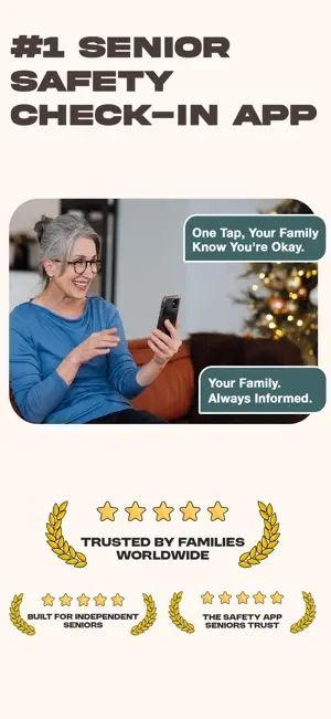 Dearly: Senior Safety Check-in screenshot 1